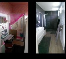 Agrandissement de la salle de bain du RDC