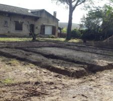 2eme semaine d octobre ouverture du chantier et fouilles