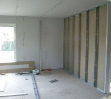 Séparation entre pièce principale et garage