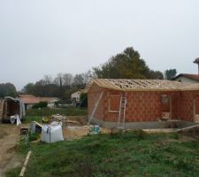Charpente en cours