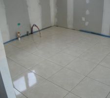 Carrelage côté cuisine