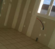 Pose du carrelage