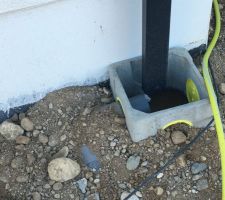 Tabouret eaux pluviales