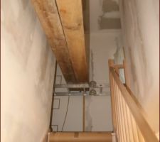 Pon&ccedil;age de la cage d'escalier