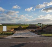 Terrassement en cours