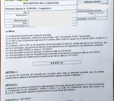 Permis de construire accordé !
