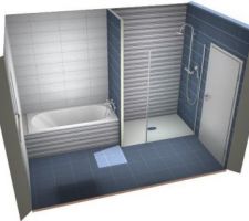 La salle de bain des enfants et des amis