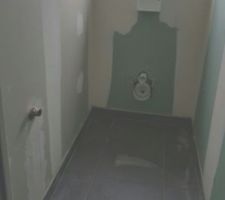 L'emplacement des WC suspendus