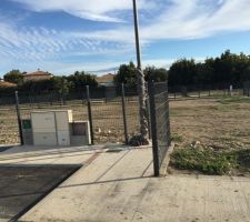 Vue ensemble du terrain