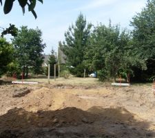 Aper&ccedil;u de l'implantation et des fouilles