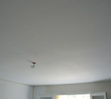 Plafond chambre parentale ok !
