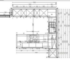 Plan cuisine équipée