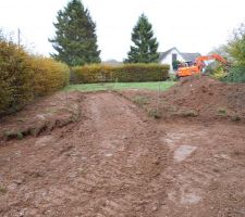 La r&eacute;alisation du chemin de chantier