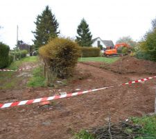Encore le terrassement du chemin