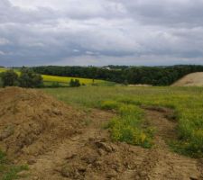 Am&eacute;nagement du lotissement en juillet 2014.