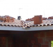Charpente malgré intempéries