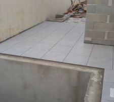 Finition piscine en cours