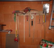 Support outil de jardin