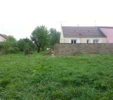 Notre terrain - Vue sud-ouest