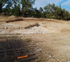Terrassement pour les fondations