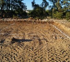 Terrassement pour les fondations