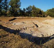 Terrassement pour les fondations
