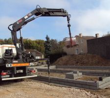 Livraison pour le plancher