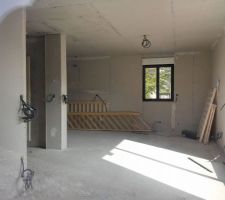 Une partie du rez-de-chaussée.
