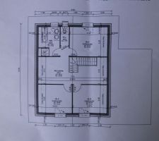 Plan étage (combles aménagées)