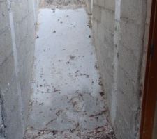 Rampe d'accès au sous-sol