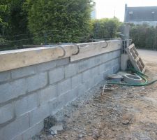 Mur de séparation d'avec le voisin fini