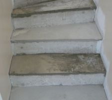 D&eacute;coffrage des 4 marches, plus que 12 !!!