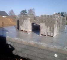 Prochaine étape : Elevation des murs