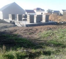 Prochaine étape : Elevation des murs