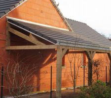 Tr&egrave;s beau travail du charpentier. On est tr&egrave;s satisfait de l'aspect de la charetterie