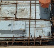 Ferraillage avant coulage de la dalle