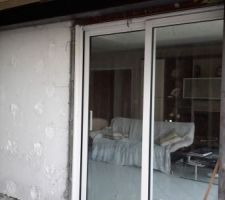 Élargissement de l'ouverture existante.