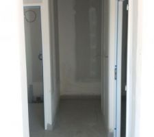 Degagement du rez de chaussez, futur emplacement escalier