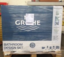 Réception du bâti WC suspendu Grohe en attendant la construction à faire stocker?