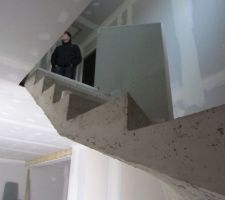 Escalier beton