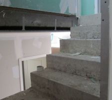 Escalier beton