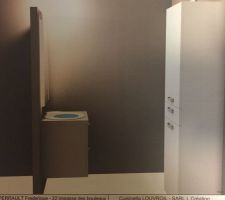 Notre future salle de douche cuisinella