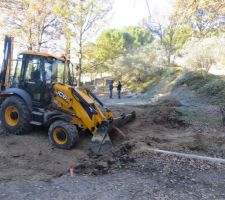 D&eacute;but du terrassement