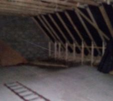 Petite photo de la charpente vu d?intérieure