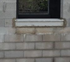 Bloque sous la fenêtre