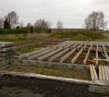 Mise en place des poutrelles
