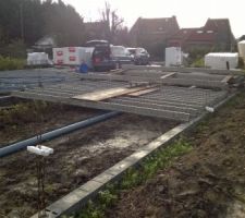 Mise en place des poutrelles
