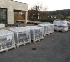 Livraison du carrelage