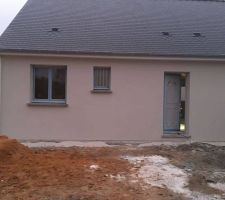 Enduit fait hier très belle couleur j'adore