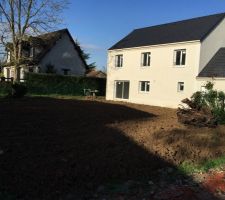 Nivellement du jardin